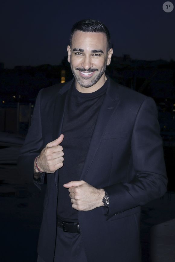 Exclusif - Adil Rami en backstage de l'émission "C à vous" lors du 78ème Festival International du Film de Cannes le 23 mai 2025. © Jack Tribeca / Bestimage