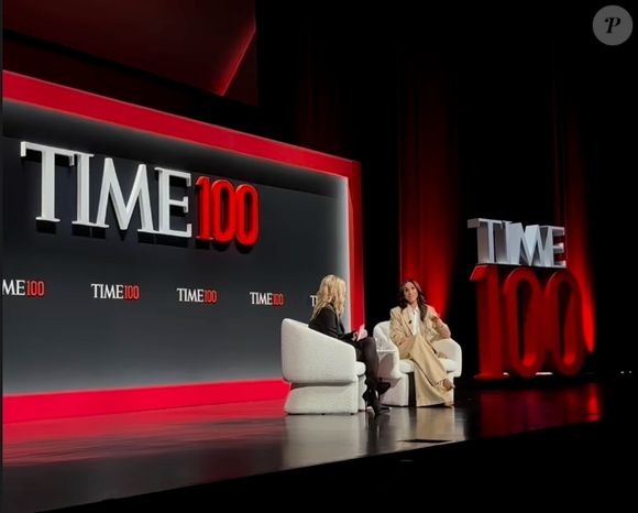 Meghan Markle au TIME100 Summit à New York ce mercredi 23 avril 2025 (Capture d'écran Instagram)