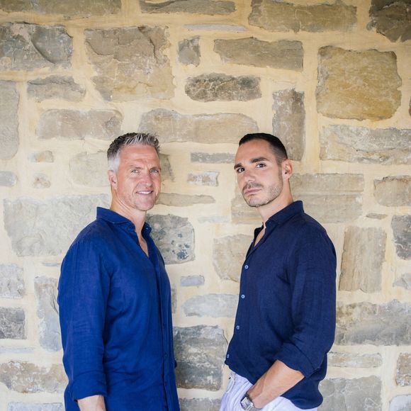 Ralf Schumacher et son partenaire Etienne Bousquet-Cassagne. © Imago/Panoramic/Bestimage