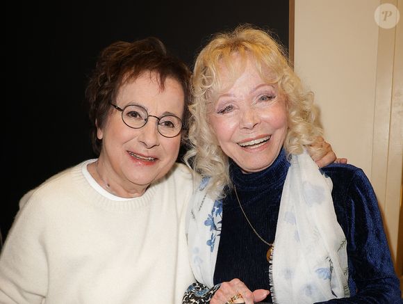 Marie-Paule Belle et Isabelle Aubret - Générale du concert de Marie-Paule Belle "Revoir et Merci" au théâtre de Passy à Paris le 19 mai 2026. © Coadic Guirec/Bestimage