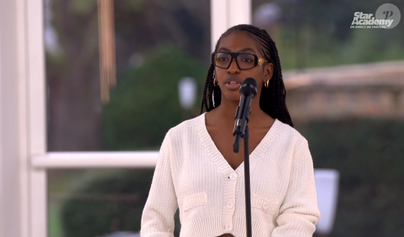Elle a démenti 
Evaluation d'Ebony dans la "Star Academy 2024", le 17 décembre, sur TF1+