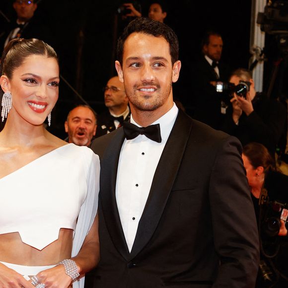 Iris Mittenaere et Diego El Glaoui - Montée des marches du film « Le retour (Homecoming) » lors du 76ème Festival International du Film de Cannes, au Palais des Festivals à Cannes. Le 17 mai 2023
© Christophe Clovis / Bestimage