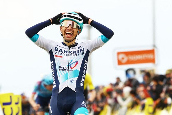 À Bahrain, le Français Lenny Martinez victorieux à la 83e édition du Paris-Nice, de Nice à Nice, France, le 16 mars 2025. Photo by ABACAPRESS.COM