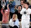 Ils sont les parents de trois enfants, Roman, Aliocha et Isaac.
Le chanteur Raphaël, sa compagne Mélanie Thierry et leurs enfants Roman et Aliocha Haroche dans les tribunes des Internationaux de France de tennis de Roland Garros 2024 à Paris, le 29 mai 2024.
© Jacovides / Moreau / Bestimage