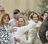 Sa famille et ses proches se sont réunis à la cathédrale Sainte-Réparate pour un dernier adieu.

Celine Leclercq, fille d'Evelyne Leclercq, lors de la cérémonie d'enterrement de la présentatrice de télévision Evelyne Leclercq à la cathédrale Sainte-Réparate de Nice, France, le 13 janvier 2026. Elle est décédée le 30 décembre 2025 (à l'âge de 74 ans) à Grasse. Photo par Laurent Coust/ABACAPRESS.COM