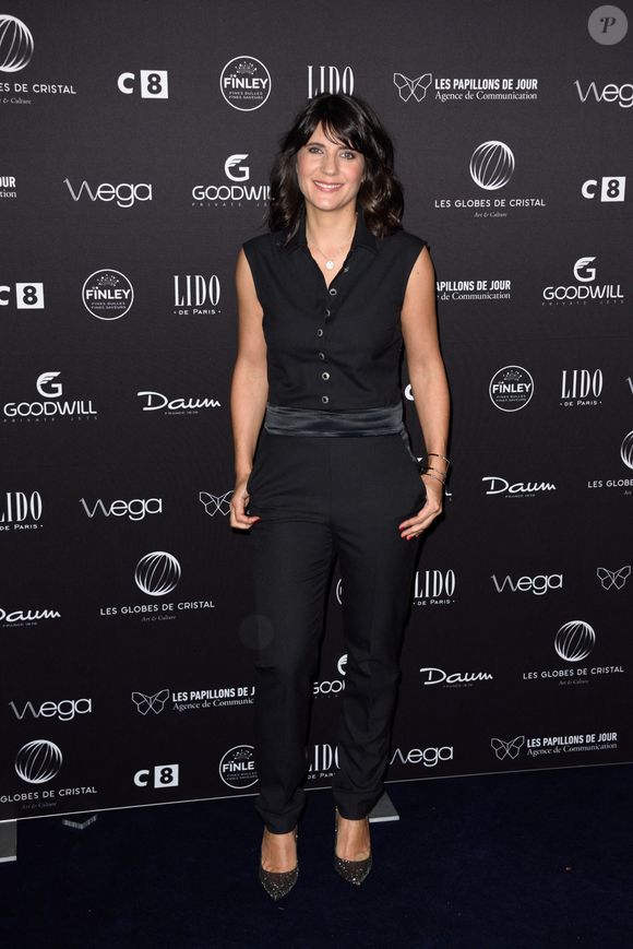 Estelle Denis lors de la soirée des Globes de Cristal au Lido a Paris, France, le 30 janvier 2017. Photo by Alban Wyters/ABACAPRESS.COM