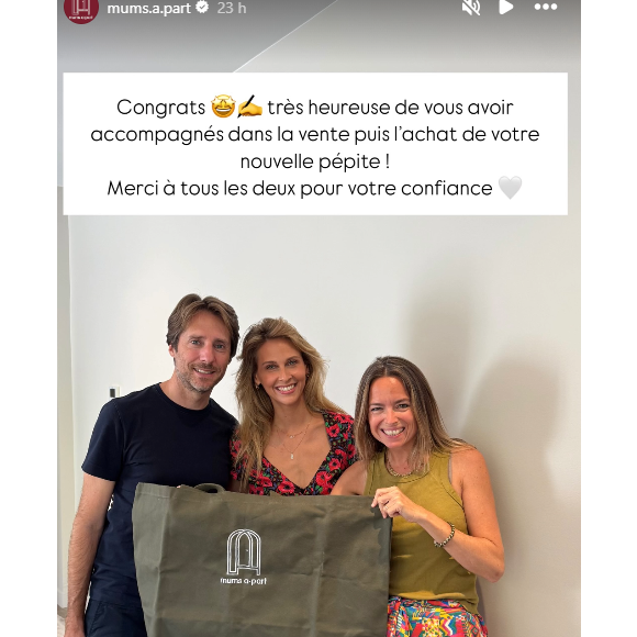 C'est via "Mums à part" qu'ils ont réalisé les deux transactions.

Ophélie Meunier et son mari Mathieu Vergne déménagent !
