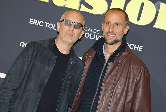 Gad Elmaleh et Arié Elmaleh - Première du film "Juste une illusion" au cinéma Le Grand Rex à Paris le 22 mars 2026. © Coadic Guirec/Bestimage