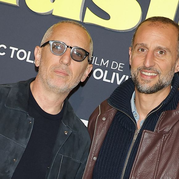 Gad Elmaleh et Arié Elmaleh - Première du film "Juste une illusion" au cinéma Le Grand Rex à Paris le 22 mars 2026. © Coadic Guirec/Bestimage
