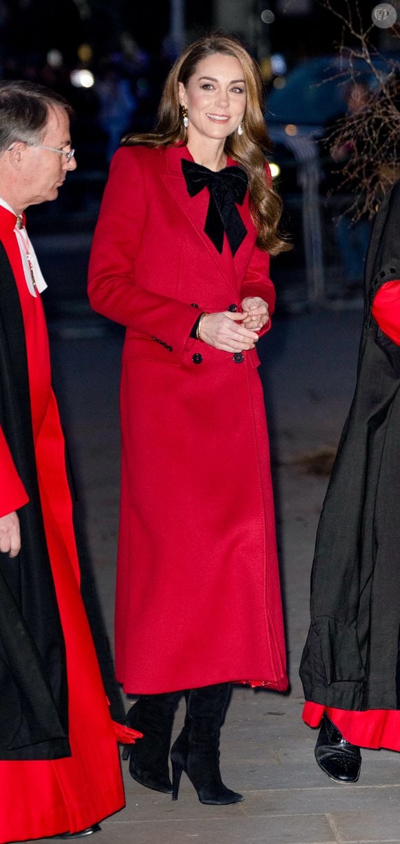 Catherine (Kate) Middleton, princesse de Galles, assiste au service Together At Christmas Carol à l'abbaye de Westminster à Londres, Royaume-Uni, le 6 décembre 2024. © Justin Goff/GoffPhotos/Bestimage