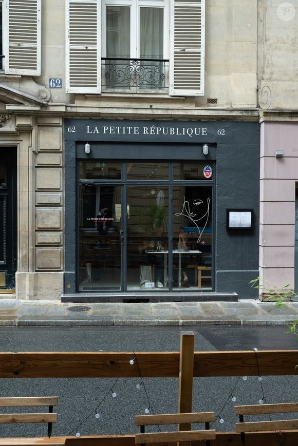 "La Petite République", le restaurant de Laurent Delahousse dans le 7ème arrondissement de Paris, le 7 juillet 2025. .
© Jonathan Jacob / Bestimage