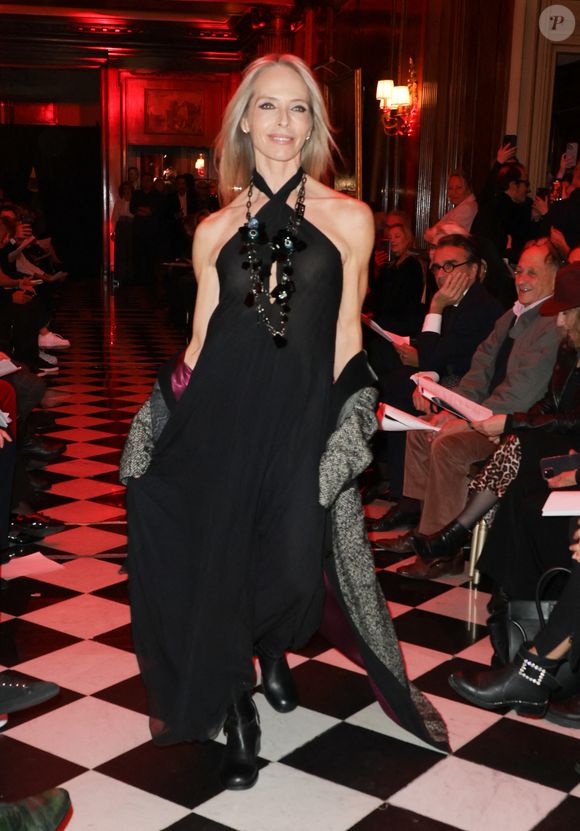 Exclusif - Tonya Kinzinger - Défilé rétrospectif Nathalie Garçon à l'occasion de ses 35 ans de sa marque lors d'une closing party à l'hôtel Raphael à Paris le 19 novembre 2024. © Coadic Guirec/Bestimage