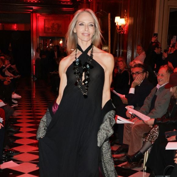 Exclusif - Tonya Kinzinger - Défilé rétrospectif Nathalie Garçon à l'occasion de ses 35 ans de sa marque lors d'une closing party à l'hôtel Raphael à Paris le 19 novembre 2024. © Coadic Guirec/Bestimage