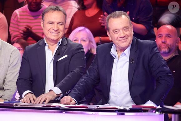 Exclusif - Fabien Lecoeuvre, Michel Mary, sur le plateau de TBT9 présenté par C.Hanouna, et diffusé en direct sur W9, Paris, France, le 03 fevrier 2026. © Jack Tribeca / Bestimage