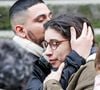 Qu'ils ont vécu soudés, tous ensemble.
Pia Laborde, la fille de C.Laborde - Sortie des obsèques de Catherine Laborde en l’église Saint-Roch à Paris, le 6 février 2025. © Jacovides - Moreau / Bestimage