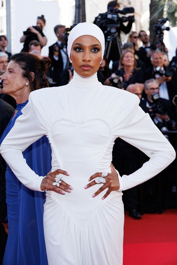 Ikram Abdi Omar (Bijoux PASQUALE BRUNI) - Montée des marches du film " La vénus électrique " pour la cérémonie d'ouverture du 79ème Festival International du Film de Cannes, le 12 mai 2026. © Jacovides-Moreau /Bestimage