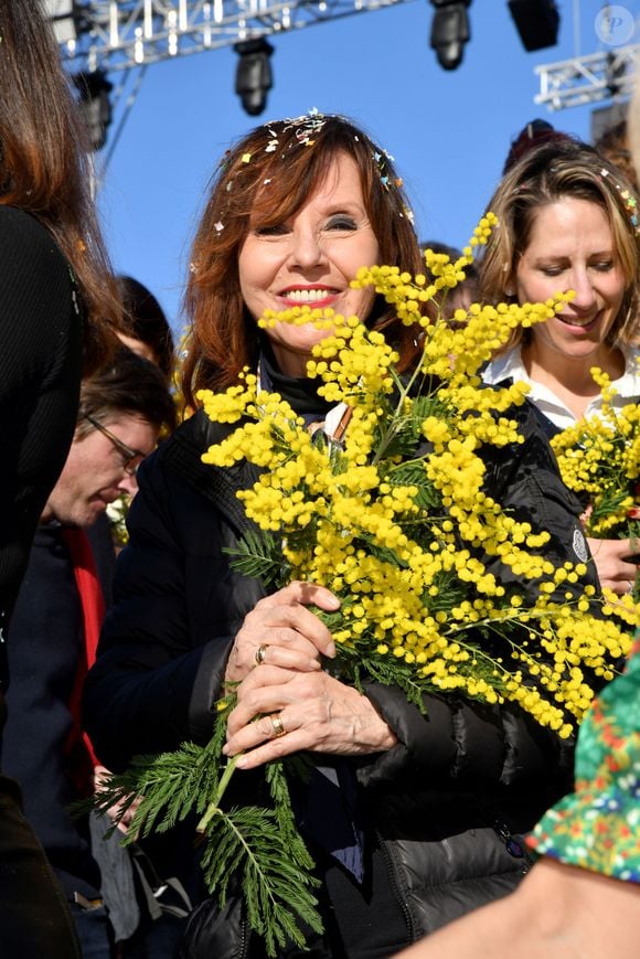 Denise Fabre -   1er corso fleuri dans le cadre du 136ème Carnaval de Nice "Roi de la Mode" le 15 février 2020.
© Bruno Bebert/Bestimage