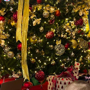 Louis Ducruet et sa fille Victoire pour Noël