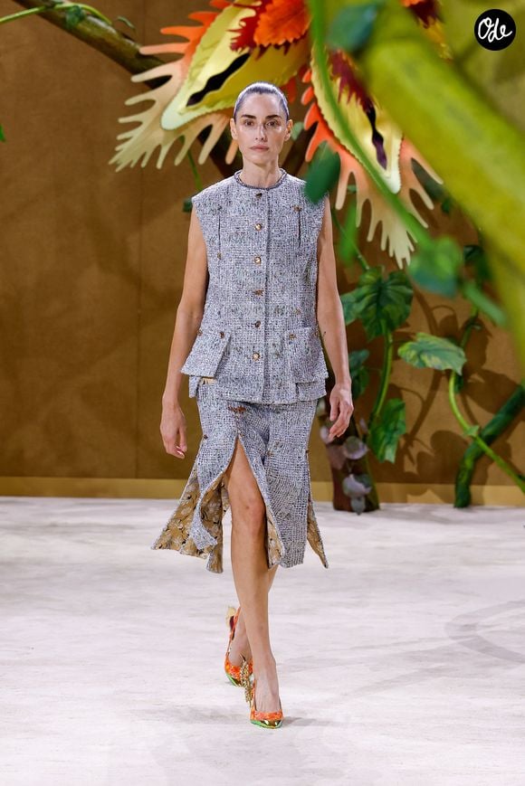Défilé de mode Chanel Collection Haute Couture Automne/Hiver 2026-2027 lors de la Fashion Week de Paris (PFW) au Grand Palais, à Paris, France, le 7 juillet 2026. © Bestimage