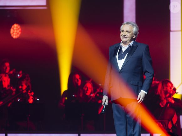 Michel Sardou - Ultime concert de Michel Sardou pour la dernière date de son spectacle "La dernière danse" à la Seine Musicale à Boulogne-Billancourt le 11 avril 2018. 

© Pierre Perusseau/Bestimage