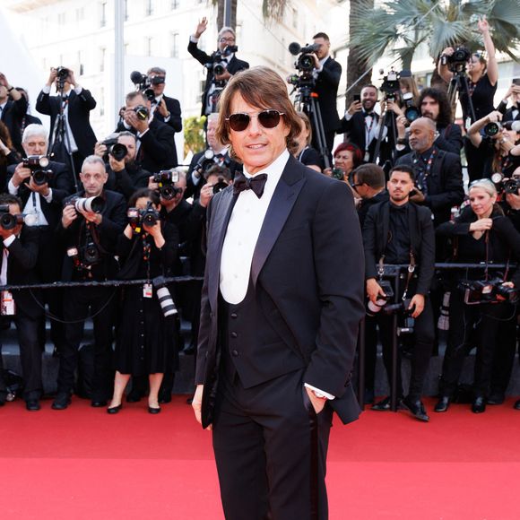 Tom Cruise - Montée des marches du film « Mission Impossible : The Final Reckoning » lors du 78ème Festival International du Film de Cannes, au Palais des Festivals à Cannes. Le 14 mai 2025
© Jacovides-Moreau / Bestimage