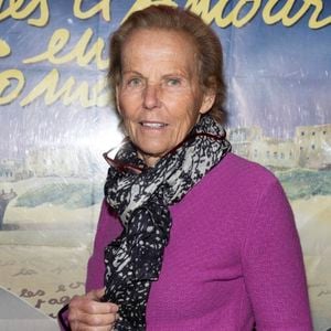 Exclusif - Christine Ockrent - Soirée hommage pour le premier anniversaire de la mort de Frédéric Mitterrand en présence de Catherine Deneuve au cinéma du Panthéon à Paris le 24 mars 2025. © Cyril Moreau/Bestimage