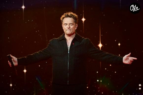 David Hallyday lors de l’enregistrement de l’émission “Les stars s’unissent pour le Sidaction” au théâtre Marigny à Paris, France, le 11 mars 2025. L’émission sera diffusée en prime le 22 mars sur France 2. © Guirec-Moreau/ Bestimage