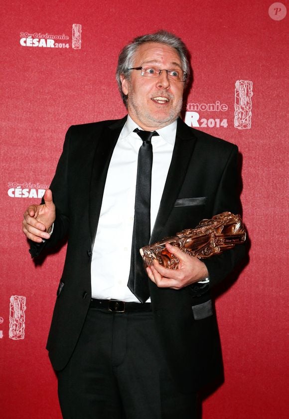 Nicolas Marie posant lors du photocall de la 39e cérémonie des César du cinéma qui s'est tenue au Théâtre du Chatelet à Paris, France, le 28 février 2014. Photo by Bernard-Briquet-Orban/ABACAPRESS.COM