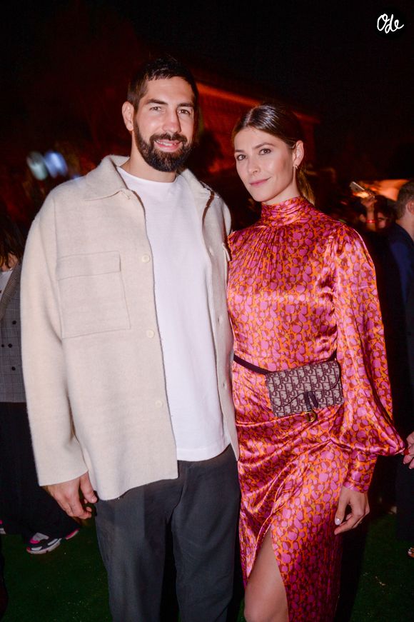 Nikola Karabatic et sa femme Géraldine Pillet lors du Etam Live Show 2019 au Stade Roland Garros lors de la fashion week à Paris, le 24 septembre 2019. 

© Rachid Bellak/Bestimage