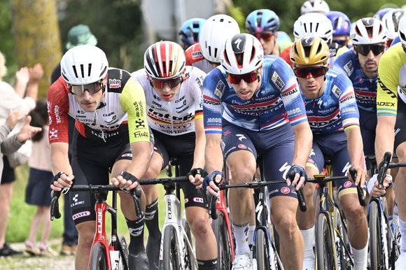 Dunkerke, FRANCE - JUILLET 07 : Rutsch Jonas (GER) d'Intermarche - Wanty lors de l'étape 3 de la 112ème édition du Tour de France, une étape de course cycliste sur route UCI World Tour 2.UWT pour Hommes Elite de 178 km avec départ à Valenciennes et arrivée à Duinkerke le 7 juillet 2025 à Duinkerke, France, 07/07/2025 ( Motordriver Kenny Verfaillie - © Photo News / PsnewZ / Bestimage