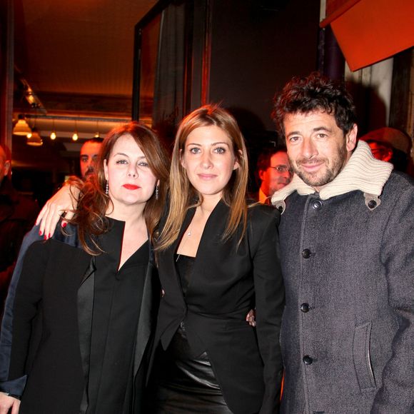 Ariane Seguillon, Amanda Sthers et patrick Bruel - Exclusif - Prix Special - Amanda Sthers recoit la medaille des Arts et des Lettres au restaurant BBB entouree de ses plus proches amis et de sa famille a Paris le 31 Janvier 2013. BALDINI / BESTIMAGE