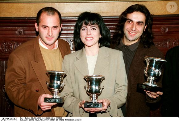 Archives : Liane Foly et André Manoukian à Paris le 1er mai 1993 © CHARRIAU / BESTIMAGE