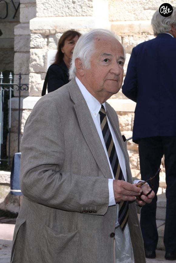 Jacques Mailhot lors des obsèques de Philippe Bouvard en l'église Notre-Dame de Bon Voyage à Cannes, le 31 août 2026.
© Chavaroche-Guignebourg / Bestimage