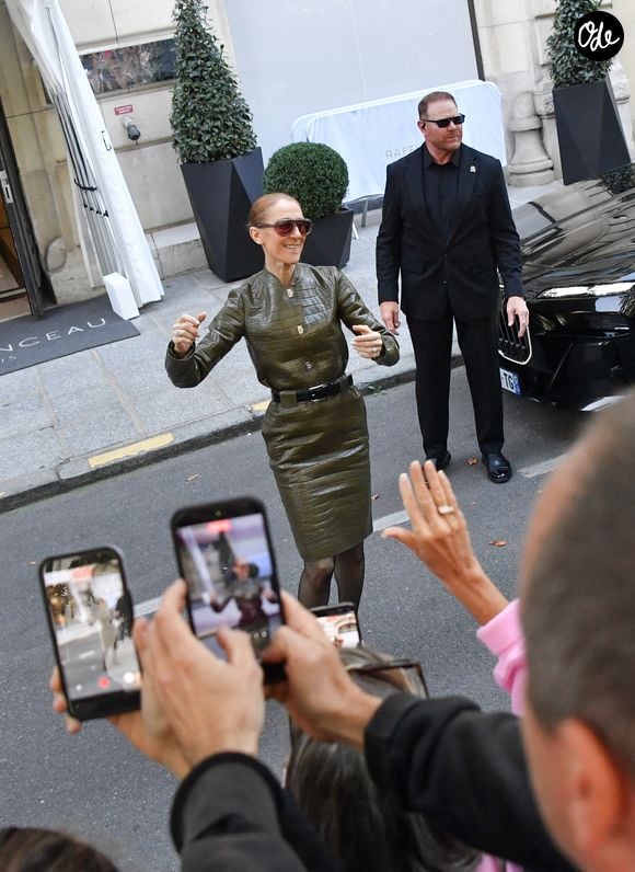 Céline Dion a buté sur les paroles de "Pour que tu m'aimes encore", mais elle a pû compter sur ses 35 000 fans qui ont chanté à sa place.

Céline Dion acclamée par ses fans à la sortie de l'hôtel Royal Monceau, sous le regard de ses fils, Nelson et E.Angelil, le 2 octobre 2026. La star s'apprête à rejoindre "La Plenitude Arena de Paris La Défense" pour poursuivre sa série de concerts. © PixPlanete / Bestimage