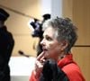 L'actrice française Anouk Grinberg à l'ouverture du procès de l'acteur français Gérard Depardieu, Photo par Raphael Lafargue/ABACAPRESS.COM