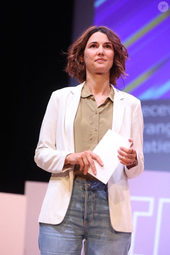 Églantine Éméyé assiste à l'événement Demain Le Sport qui se tient à la Maison de la Radio à Paris, France, le 22 septembre 2022. Photo par Jerome Dominé/Abaca