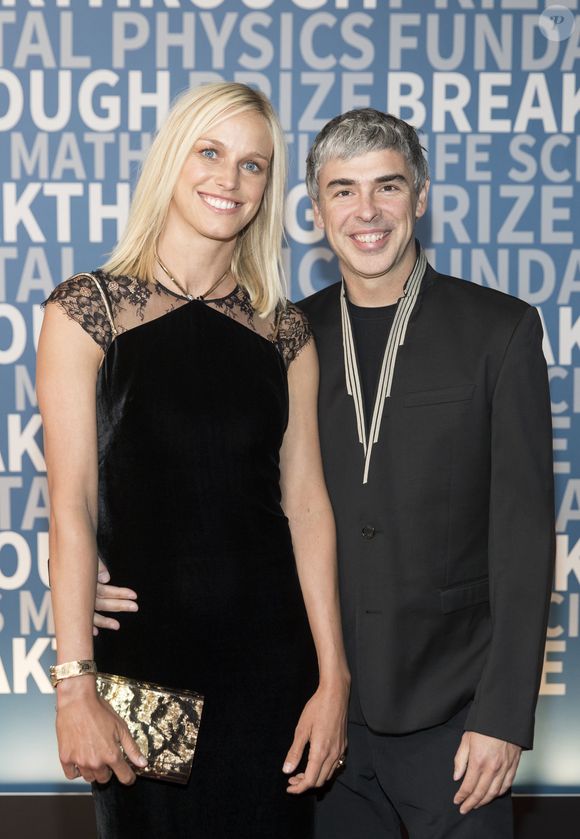 Lucy Page and Larry Page lors du ''2017 Breakthrough Prize'' à Mountain View, le 4 décembre 2016. © CPA/Bestimage