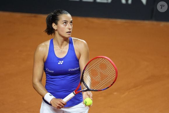 Caroline Garcia - E.Raducanu a battu C.Garcia (3-6, 6-3, 6-2) lors du tour qualificatif de la Billie Jean King Cup au Portel (Pas-de-Calais), le 12 avril 2024. 
© Laurent Sanson / Panoramic / Bestimage