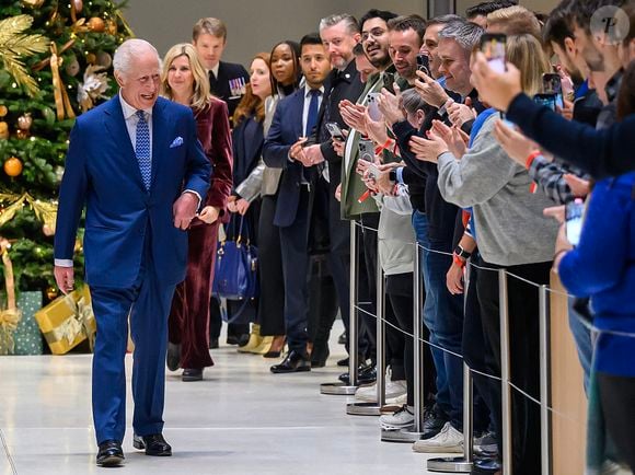 Le roi Charles III d'Angleterre en visite à l'Apple Store HQ à Battersea Power Station à Londres. Le 12 décembre 2024
© Paul Grover / Pool / Bestimage