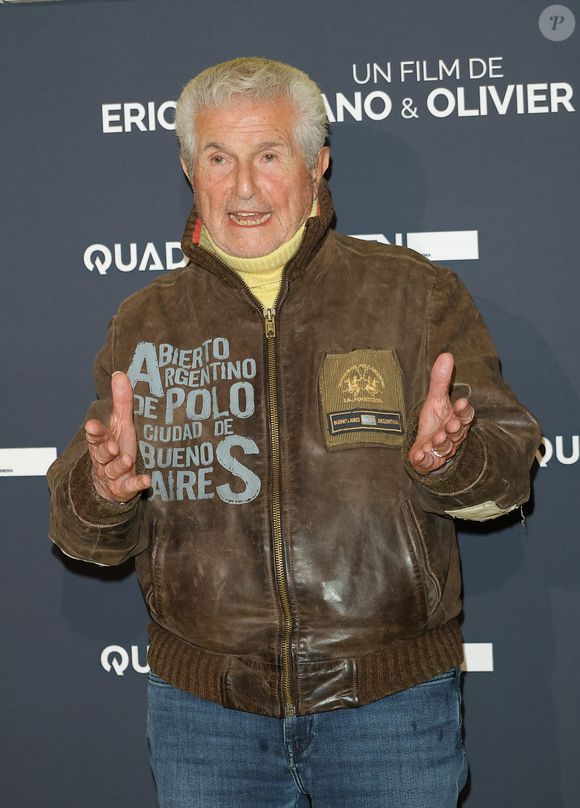 Claude Lelouch - Première du film "Juste une illusion" au cinéma Le Grand Rex à Paris le 22 mars 2026. © Coadic Guirec/Bestimage