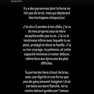 Patrice Maktav prend la parole pour soutenir Lucie Bernardoni. Dans une story Instagram, il lui adresse un message empreint de tendresse et rend hommage à la mère qu’elle est pour sa fille.