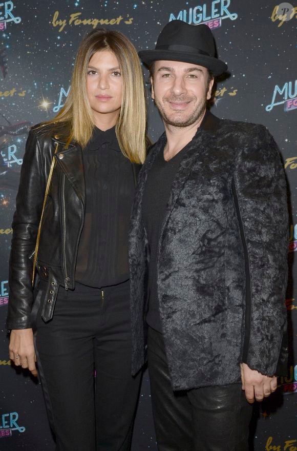 Michael Youn et sa compagne Isabelle Funaro - People a la 2eme representation du spectacle de Thierry Mugler au theatre Comedia, intitule "Mugler Follies" a Paris, le 19 décembre 2013.
© Jacovides / Agence / Bestimage