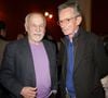 Exclusif - Francis Perrin et Patrice Leconte - 50ème de la pièce "Lyly" avec M. Bernier et F. Perrin au théâtre de Paris le 27 mars 2025. © Coadic Guirec/Bestimage