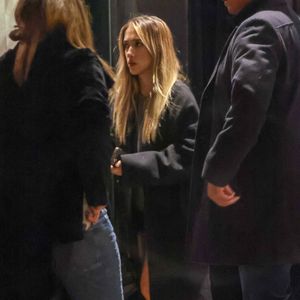 Exclusif - Salma Hayek et son mari François-Henri Pinault emmènent leur fille Valentina Paloma Pinault au premier concert de K.Hudson au Bad Harriet's à Aspen, le 28 décembre 2023.  (Backgrid USA / Bestimage)