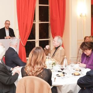 Exclusif - Kamel Daoud - Dîner de la Revue des Deux Mondes à Paris à la Maison de l'Amérique Latine à Paris le 18 décembre 2024 © Jack Tribeca / Bestimage