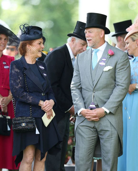 Duchesse d'York, Sarah, Mike Tindall, Courses hippiques royales "Royal Ascot 2025", 1er jour à Ascot, Royaume-Uni, 17 juin 2025. Dana Press / Bestimage