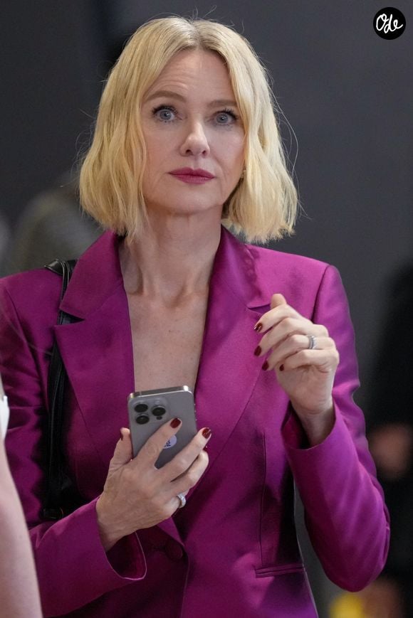Naomi Watts assiste à Gucci Le défilé de mode The Store pendant la Milan Fashion Week Womenswear Printemps/Été 2027 le 25 septembre 2026 à Milan, en Italie. © Lucia Sabatelli / Bestimage