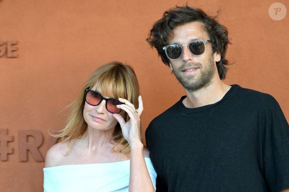 Axelle Laffont et Romain Sichez  à Roland Garros le 30 mai 2025 à Paris, France. © ABACAPRESS.COM
