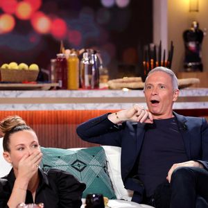 Exclusif - Laure Pester (Lorie),  Samuel Etienne lors de l'enregistrement de la nouvelle émission "Bertrand n'a pas sommeil", présentée par B.Chameroy et diffusée le 19 janvier sur France 2

© Dominique Jacovides / Bestimage