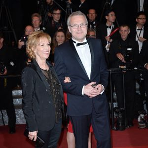 Laurent Require et Catherine Barma assistant à la projection de Juste La Fin Du Monde au Palais Des Festivals à Cannes, France, le 19 mai 2016, dans le cadre du 69e Festival de Cannes. Photo par Aurore Marechal/ABACAPRESS.COM